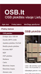 Mobile Screenshot of osb.lt